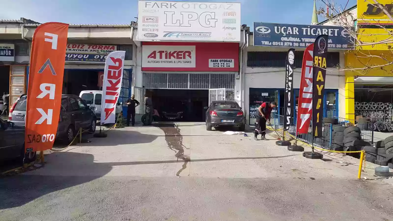 oto-bakim-olta-bayragi